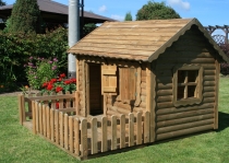 Domek z tarasem dla dzieci 